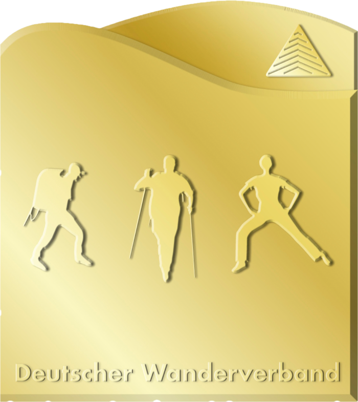 Deutsches Wanderabzeichen in Gold